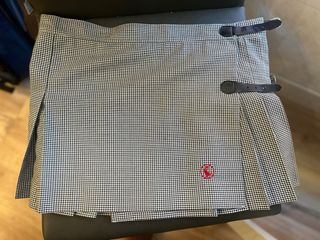 Minifalda El Ganso cuadros blanco y negro