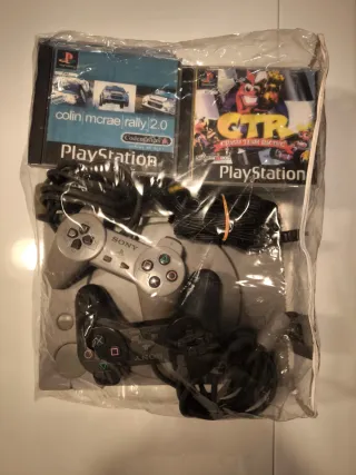 PlayStation 1 Sony Grigio + 2 Controller
