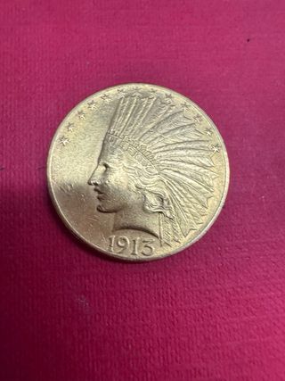 Moneda 10 Dólares Oro 1913