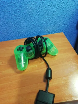 Controller PS2 Verde Trasparente