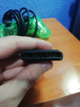 Controller PS2 Verde Trasparente