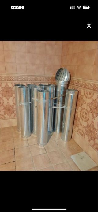 Tubos de chimenea 11m + terminal