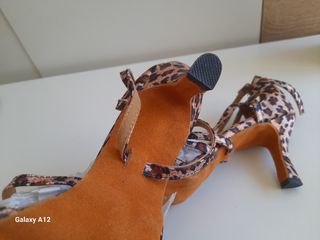 Zapatos de baile Ladingwu mujer leopardo