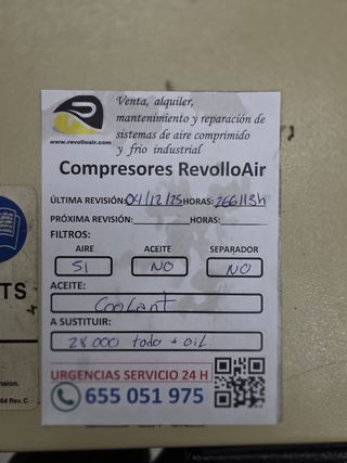 Compresor de Tornillo Ingersoll Rand 11 KW