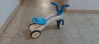 Bicicleta Equilibrio Chillafish Bunzi azul/blanco