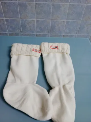 Calcetines Hunter Blancos Talla Única