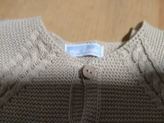 Chaqueta punto bebé beige marca Mac Ilusion