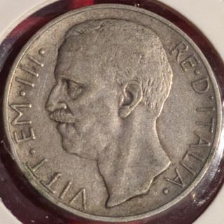 10 Lire Biga 1927 Due Rosette Regno D'Italia