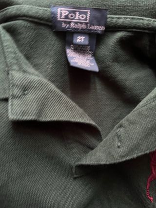 Polo Ralph Lauren bambino verde taglia 2 anni