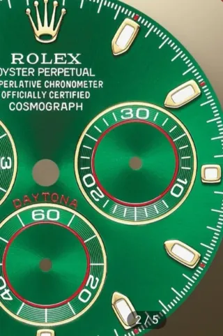 Reloj Rolex Daytona Oro Verde
