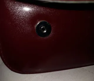 Borsetta elegante in pelle rossa