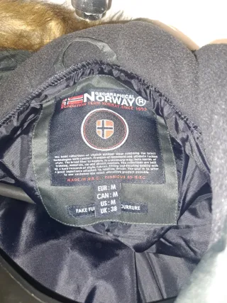 Abrigo Geographical Norway Talla M