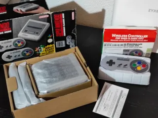 Nintendo SNES Classic Mini + Mando Inalámbrico