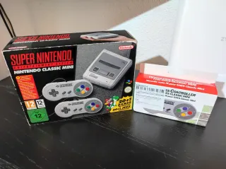 Nintendo SNES Classic Mini + Mando Inalámbrico
