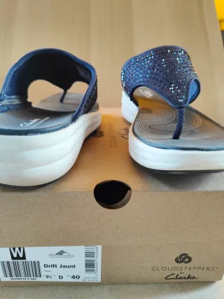 Sandalias Clarks Cloudsteppers Mujer Azul