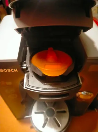 Cafetera Bosch con cápsulas