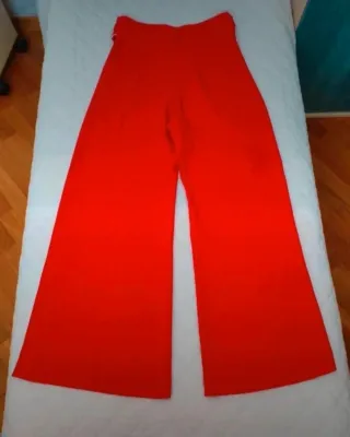 Pantaloni palazzo eleganti rossi
