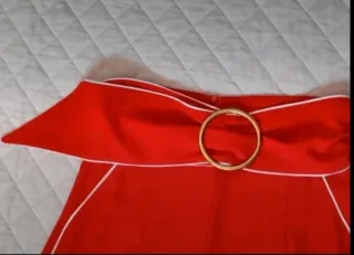 Pantaloni palazzo eleganti rossi