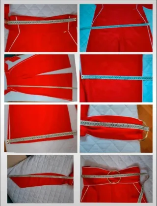 Pantaloni palazzo eleganti rossi