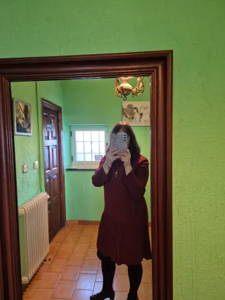 Vestido Massimo Dutti Rojo