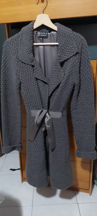 Cappotto YAYA lana grigio elegante