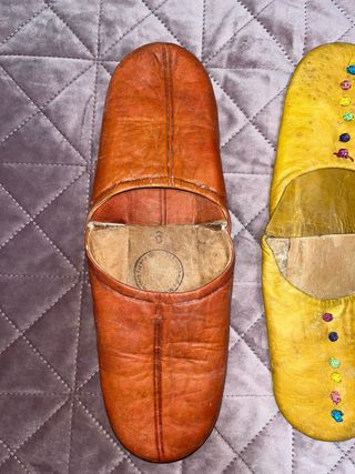 Babuchas Marroquíes Cuero Talla 35