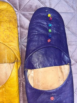 Babuchas Marroquíes Cuero Talla 35