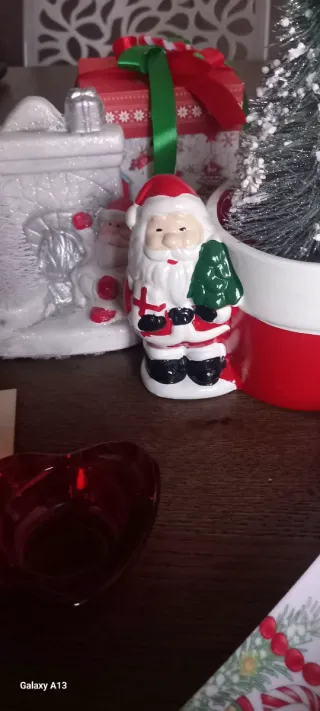 Porta piantina Babbo Natale con albero in omaggio