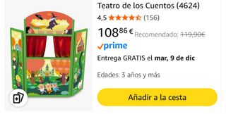 Teatro de marionetas infantil