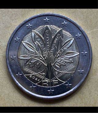 Moneda 2 Euros Francia 2024
