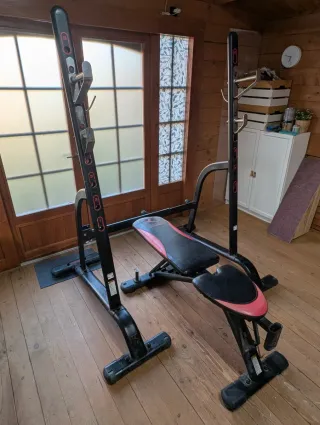 Rack para barra olímpica