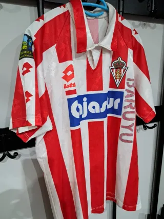 Camiseta Sporting de Gijón Lotto Talla L