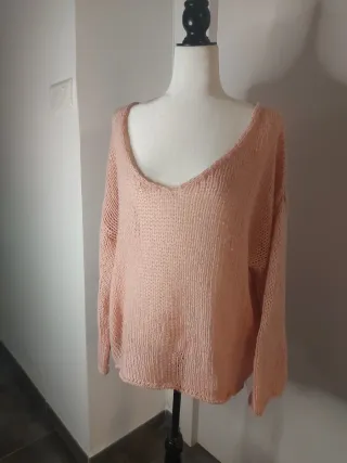 Jersey rosa oversize