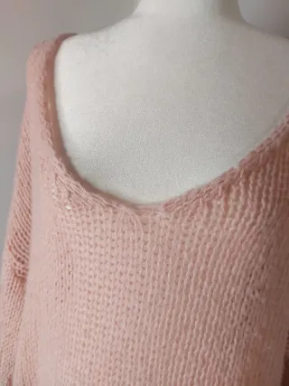 Jersey rosa oversize