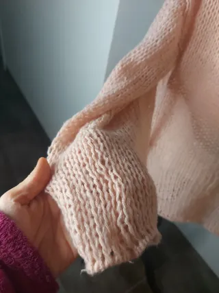 Jersey rosa oversize