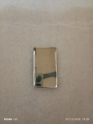 Taccuino da scrivania cromato