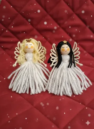 Angelitos de la Suerte Navideños