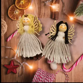 Angelitos de la Suerte Navideños