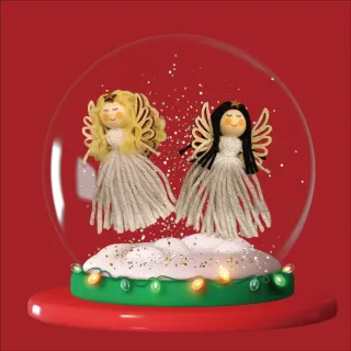 Angelitos de la Suerte Navideños