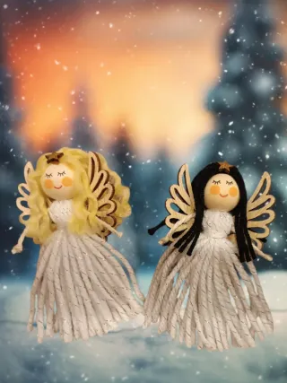 Angelitos de la Suerte Navideños