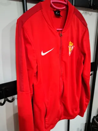 Sudadera Nike Sporting Gijón Roja
