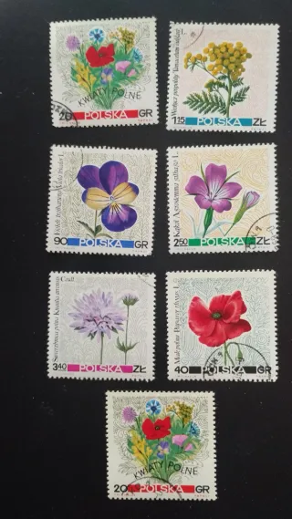 Sellos Polonia Flora - Lote 26