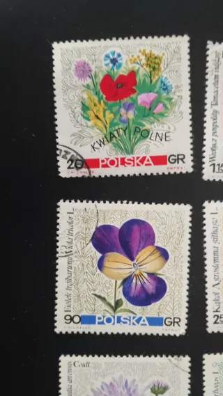 Sellos Polonia Flora - Lote 26