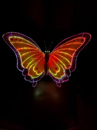 Lámpara Mariposa Luces