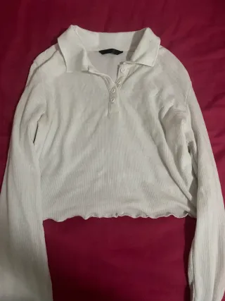 Camisa manga larga blanca