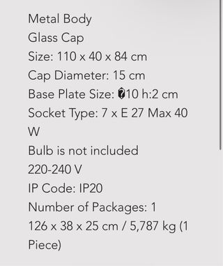 Lampadario sfere vetro blu