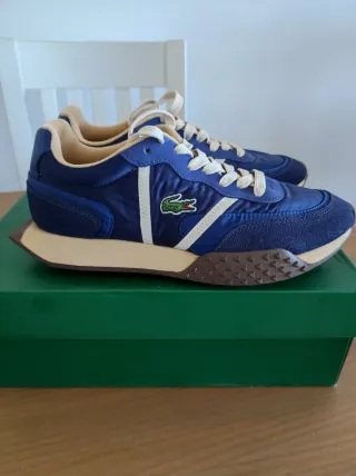 Zapatillas Lacoste Talla 41 Azul/Beige