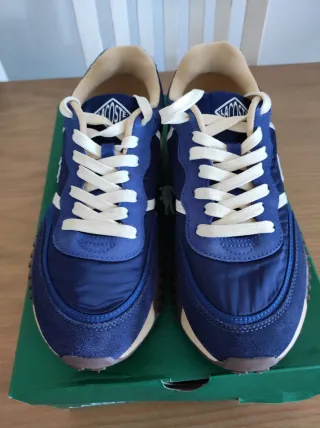 Zapatillas Lacoste Talla 41 Azul/Beige