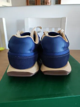 Zapatillas Lacoste Talla 41 Azul/Beige