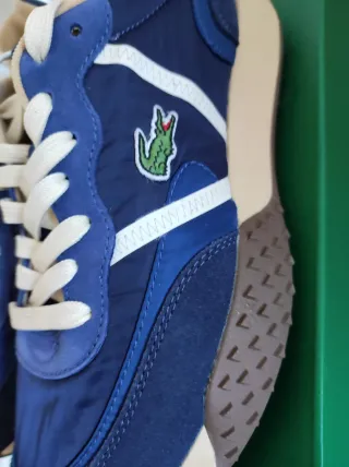 Zapatillas Lacoste Talla 41 Azul/Beige